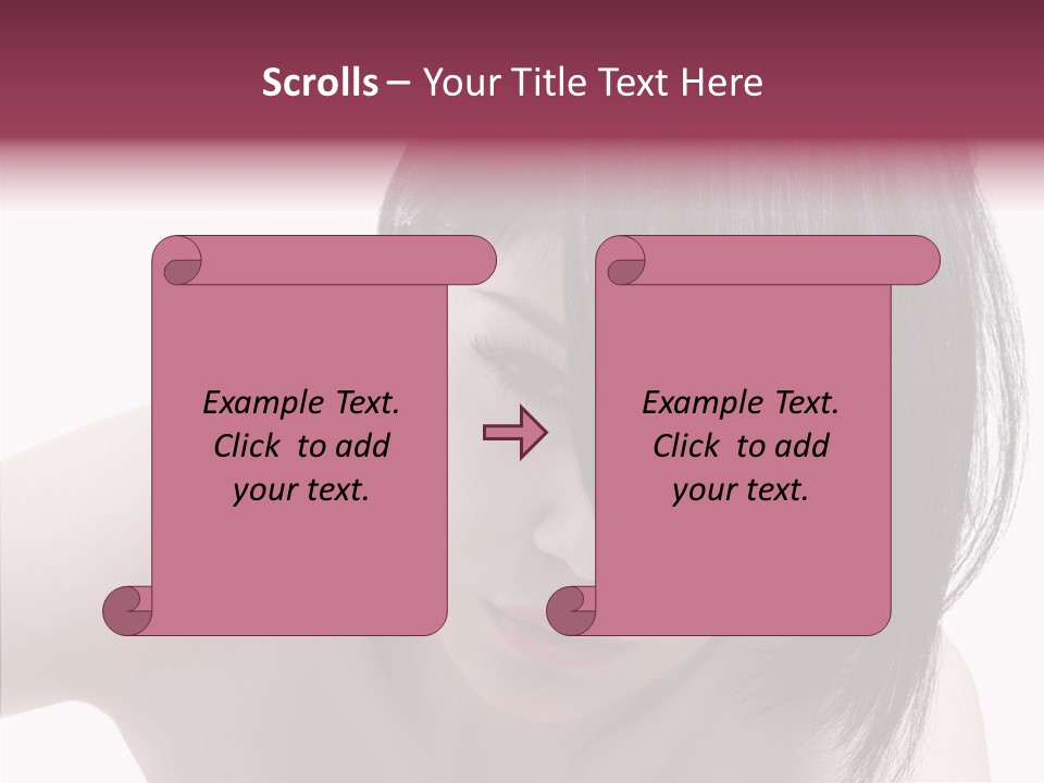 Female Teen Urban PowerPoint Template