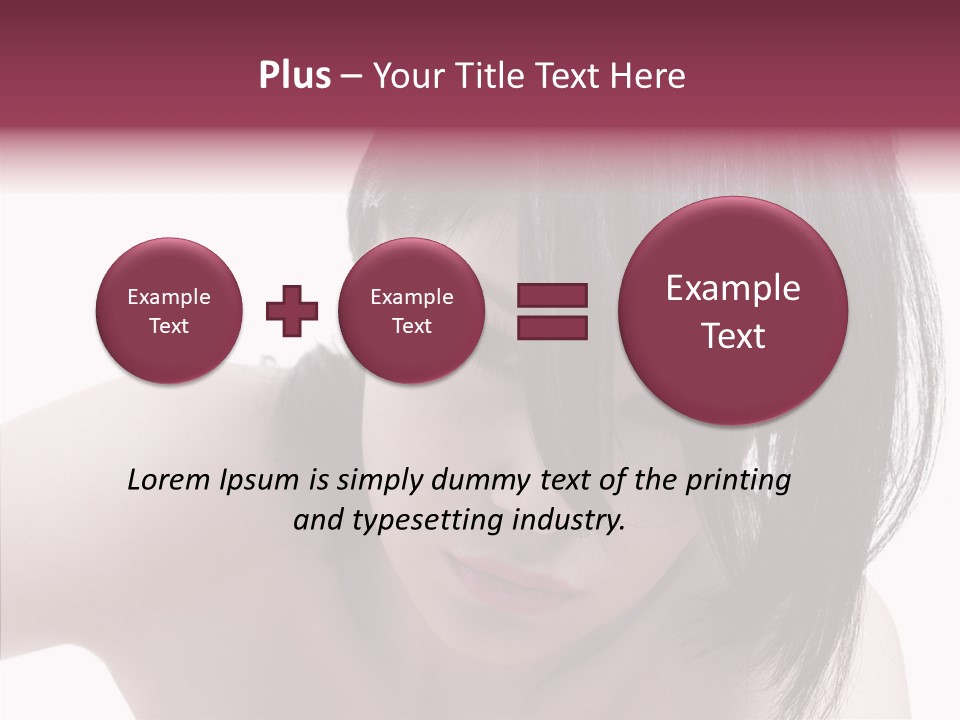 Female Teen Urban PowerPoint Template