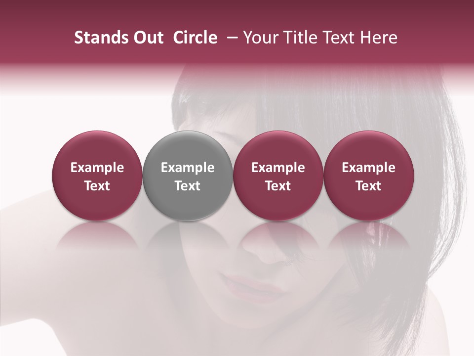 Female Teen Urban PowerPoint Template
