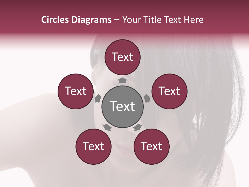 Female Teen Urban PowerPoint Template