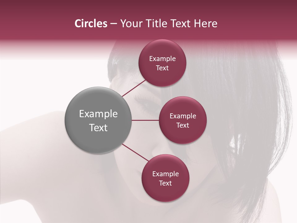 Female Teen Urban PowerPoint Template