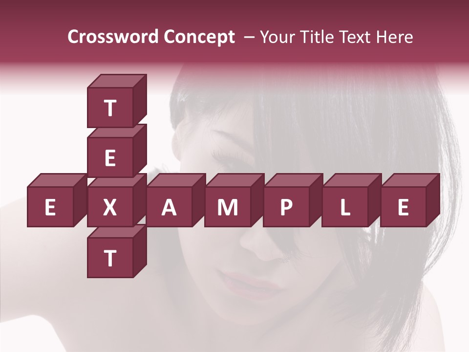 Female Teen Urban PowerPoint Template