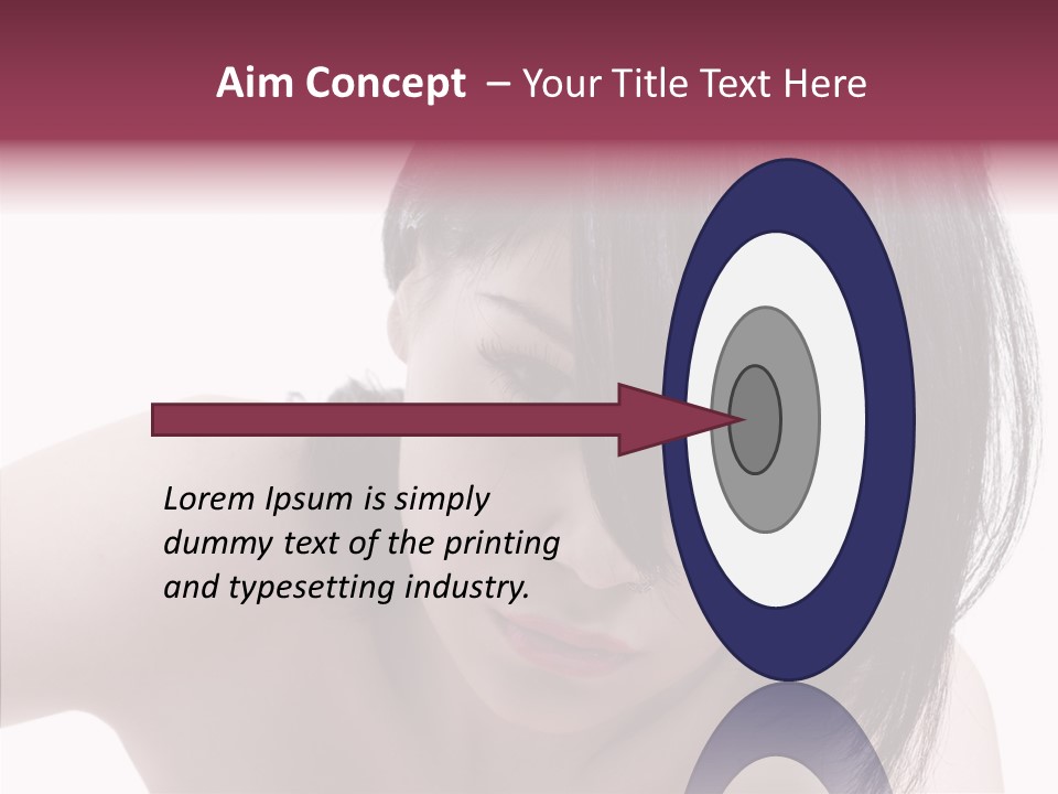 Female Teen Urban PowerPoint Template