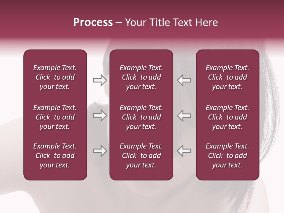 Female Teen Urban PowerPoint Template