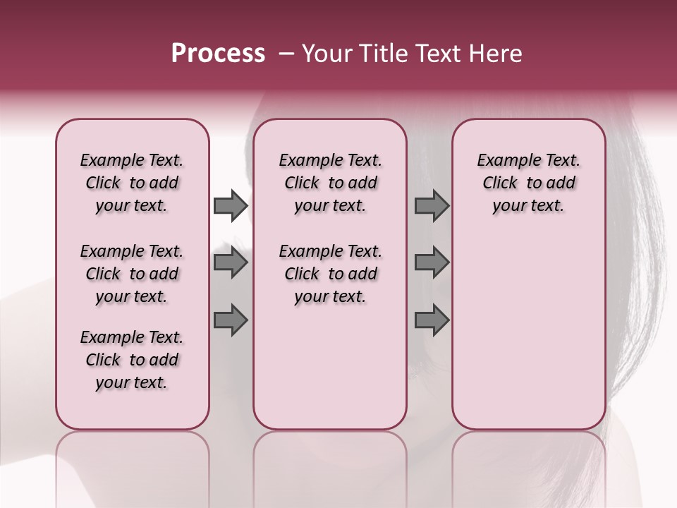 Female Teen Urban PowerPoint Template