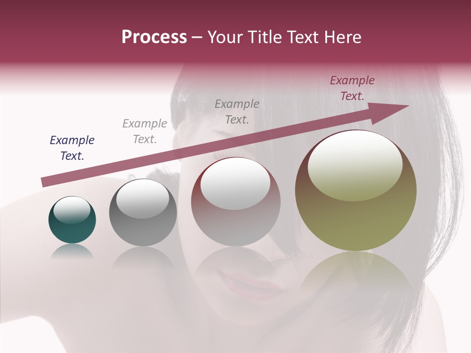 Female Teen Urban PowerPoint Template