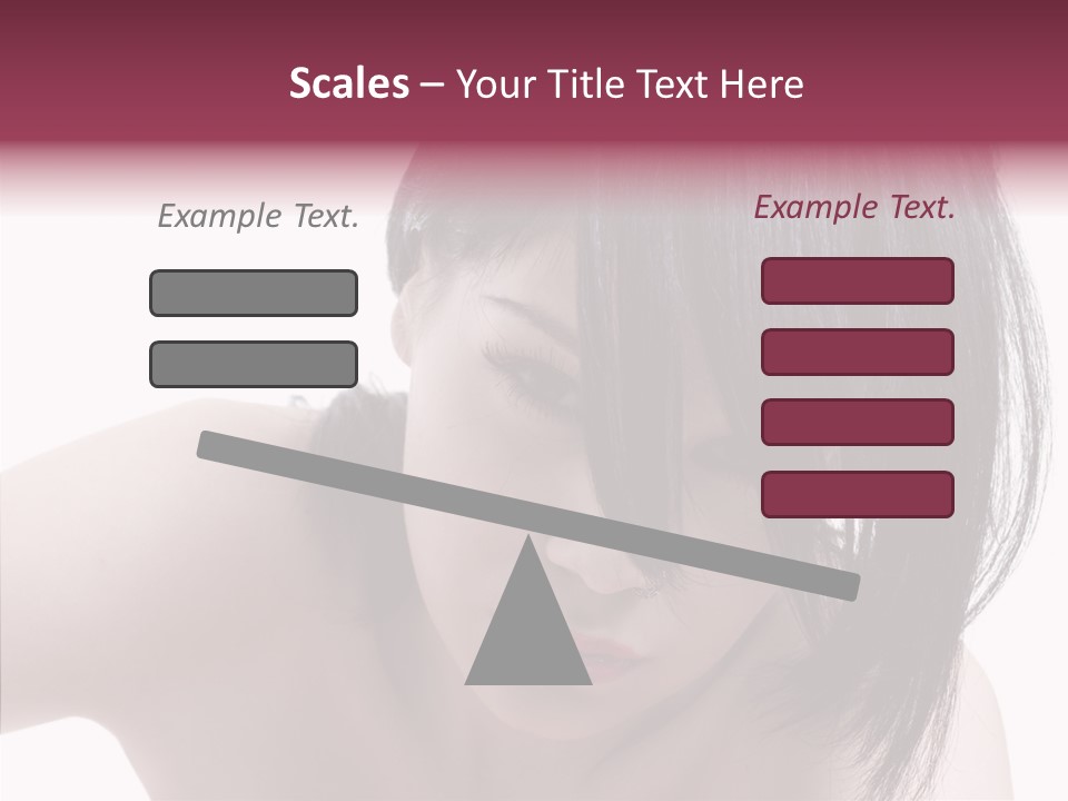 Female Teen Urban PowerPoint Template