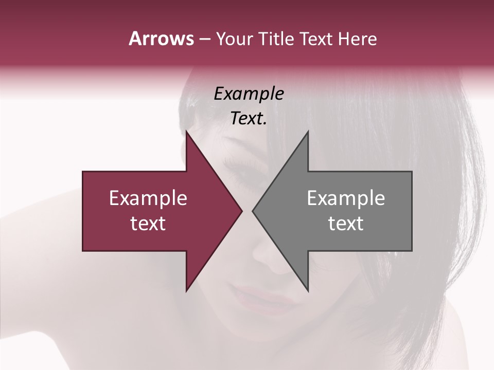 Female Teen Urban PowerPoint Template