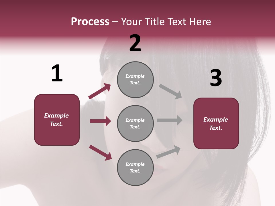 Female Teen Urban PowerPoint Template