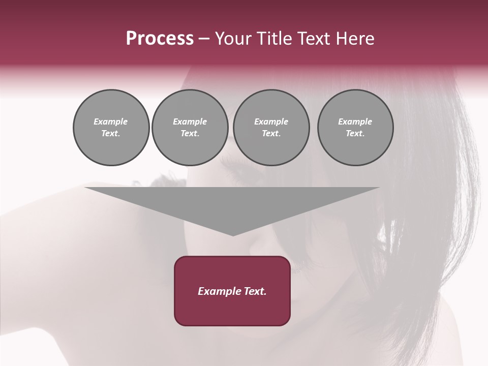 Female Teen Urban PowerPoint Template