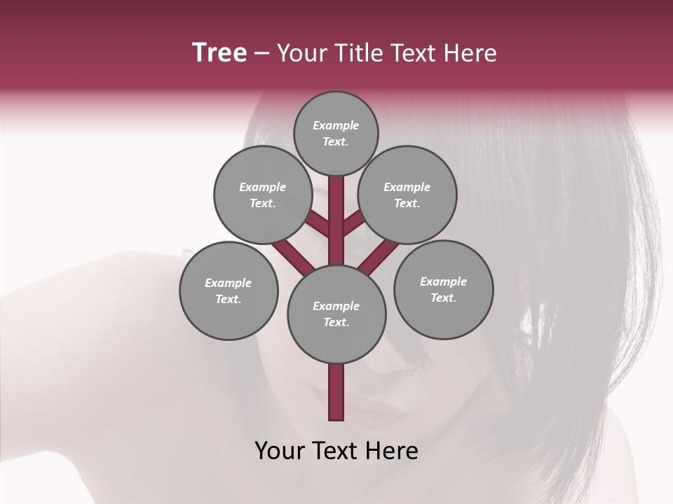 Female Teen Urban PowerPoint Template