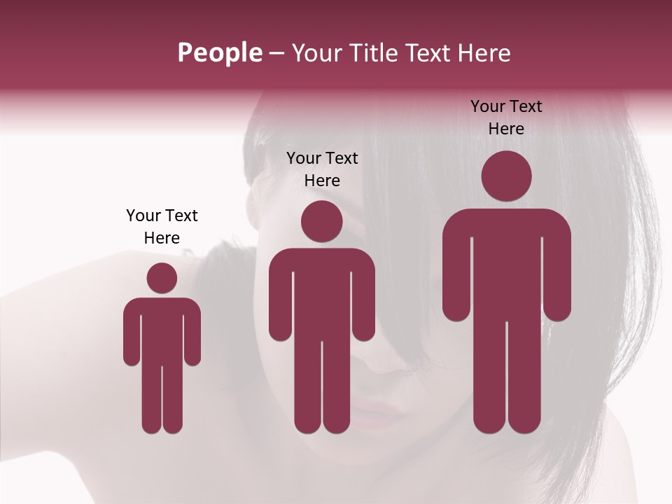 Female Teen Urban PowerPoint Template