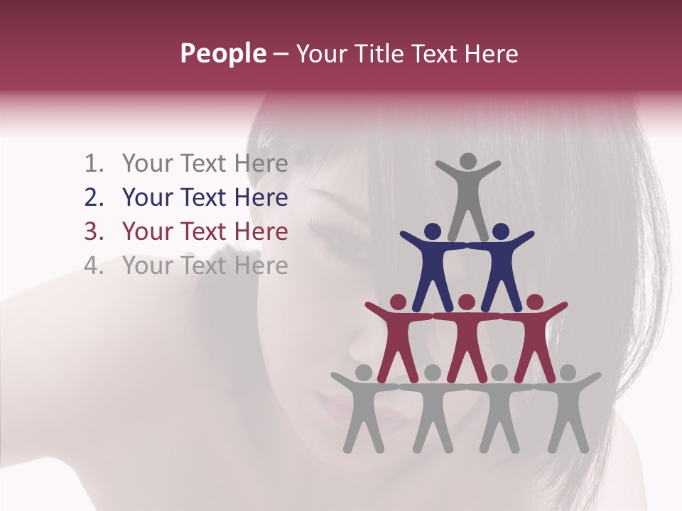 Female Teen Urban PowerPoint Template