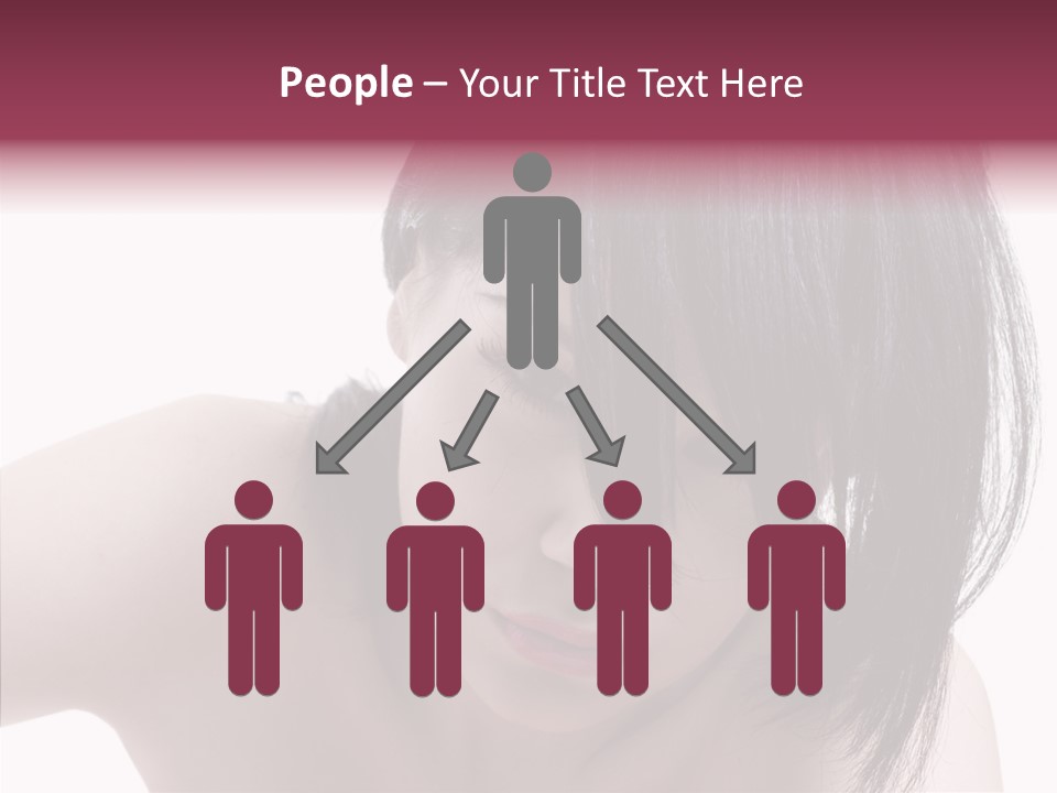 Female Teen Urban PowerPoint Template