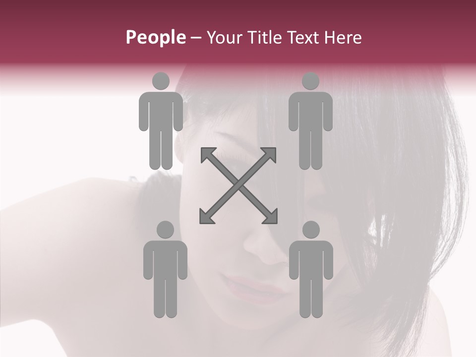 Female Teen Urban PowerPoint Template