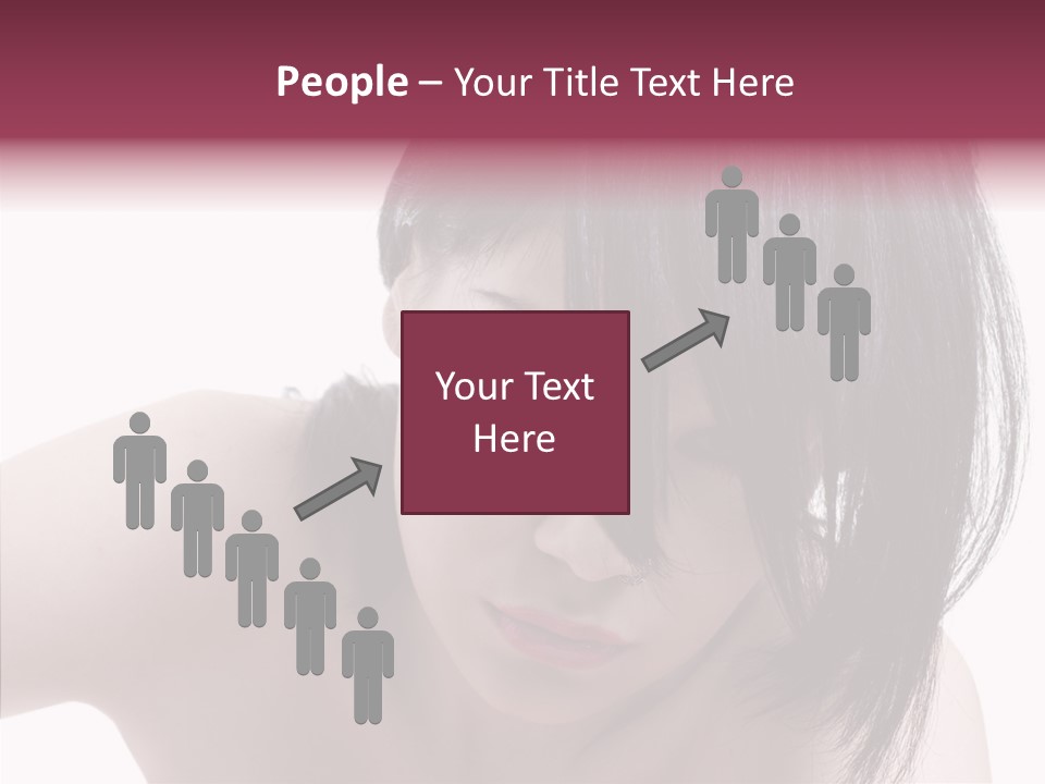 Female Teen Urban PowerPoint Template