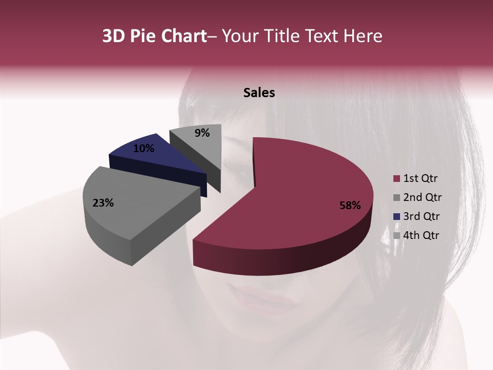 Female Teen Urban PowerPoint Template