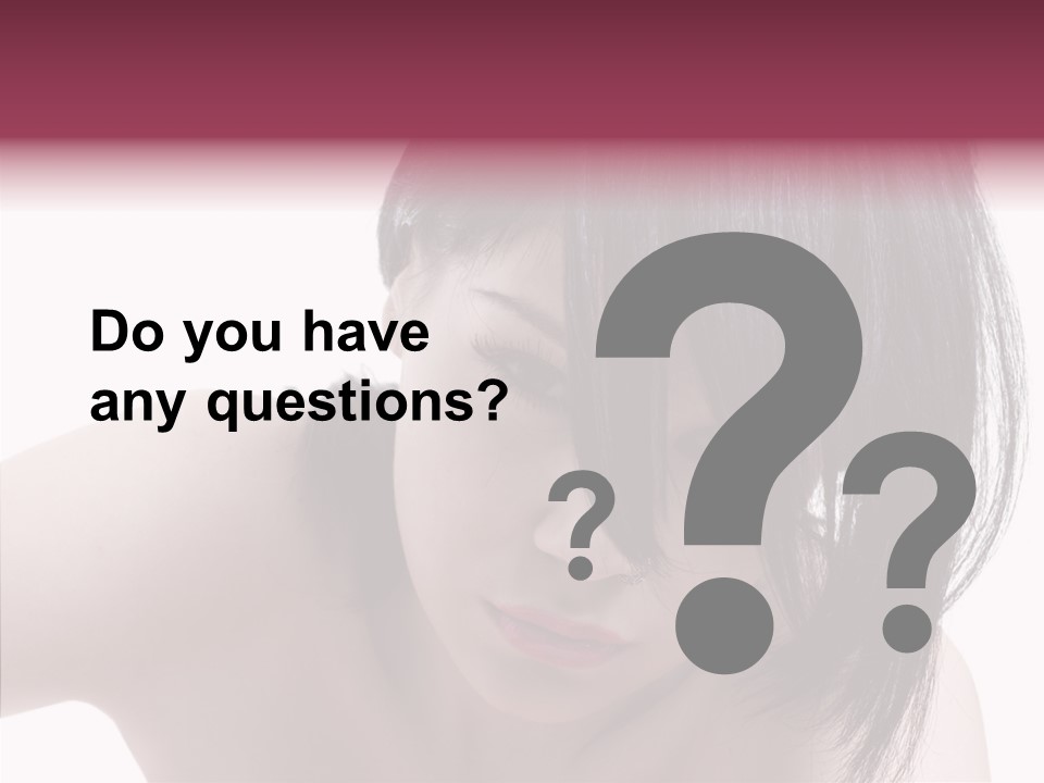 Female Teen Urban PowerPoint Template