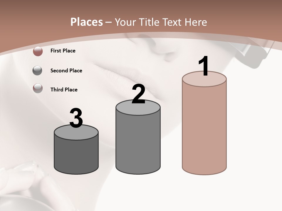 Close Up Holding High PowerPoint Template