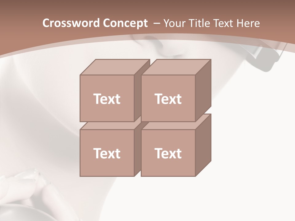 Close Up Holding High PowerPoint Template
