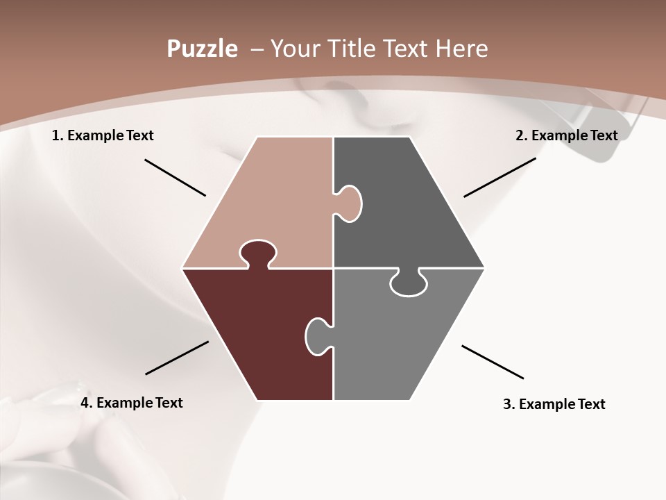 Close Up Holding High PowerPoint Template