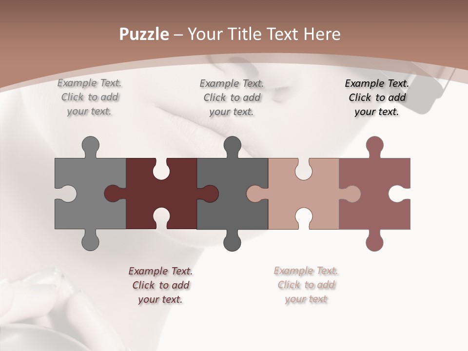 Close Up Holding High PowerPoint Template