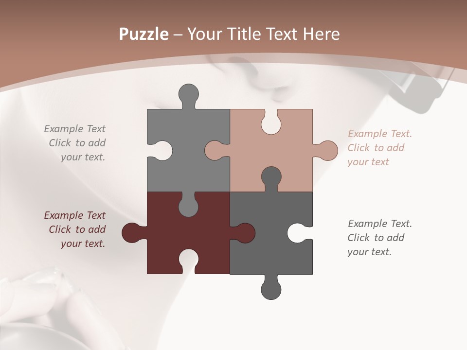 Close Up Holding High PowerPoint Template