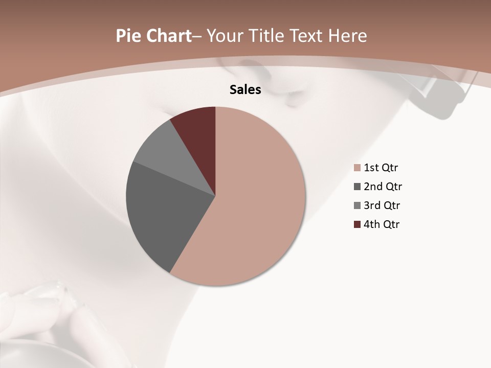Close Up Holding High PowerPoint Template
