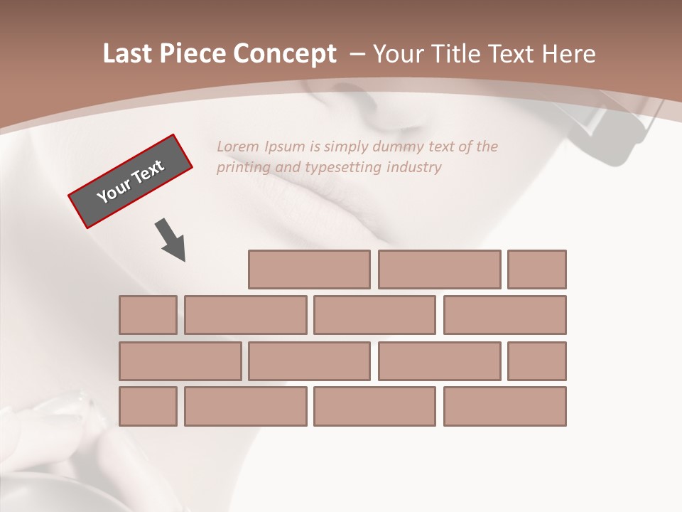 Close Up Holding High PowerPoint Template