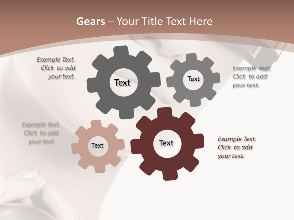 Close Up Holding High PowerPoint Template