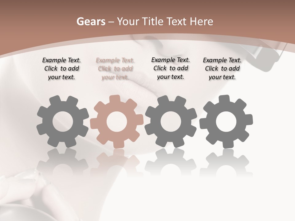 Close Up Holding High PowerPoint Template