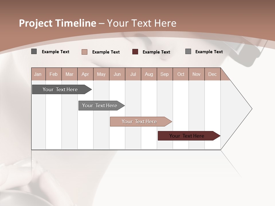Close Up Holding High PowerPoint Template