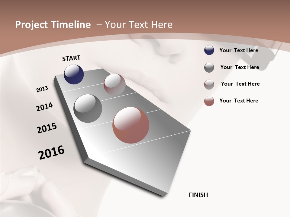 Close Up Holding High PowerPoint Template