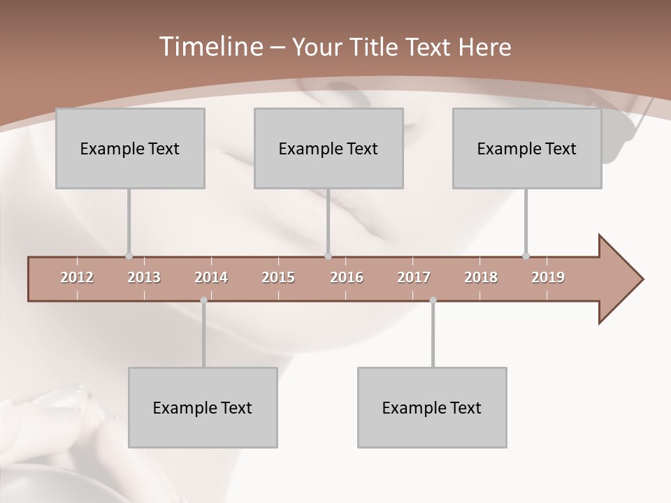 Close Up Holding High PowerPoint Template