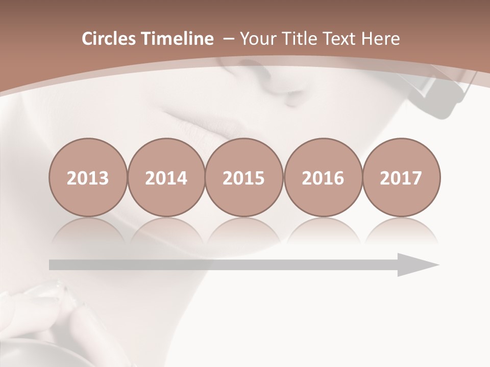 Close Up Holding High PowerPoint Template