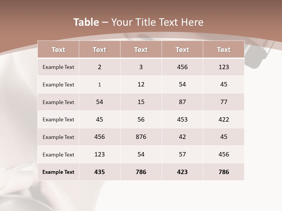 Close Up Holding High PowerPoint Template