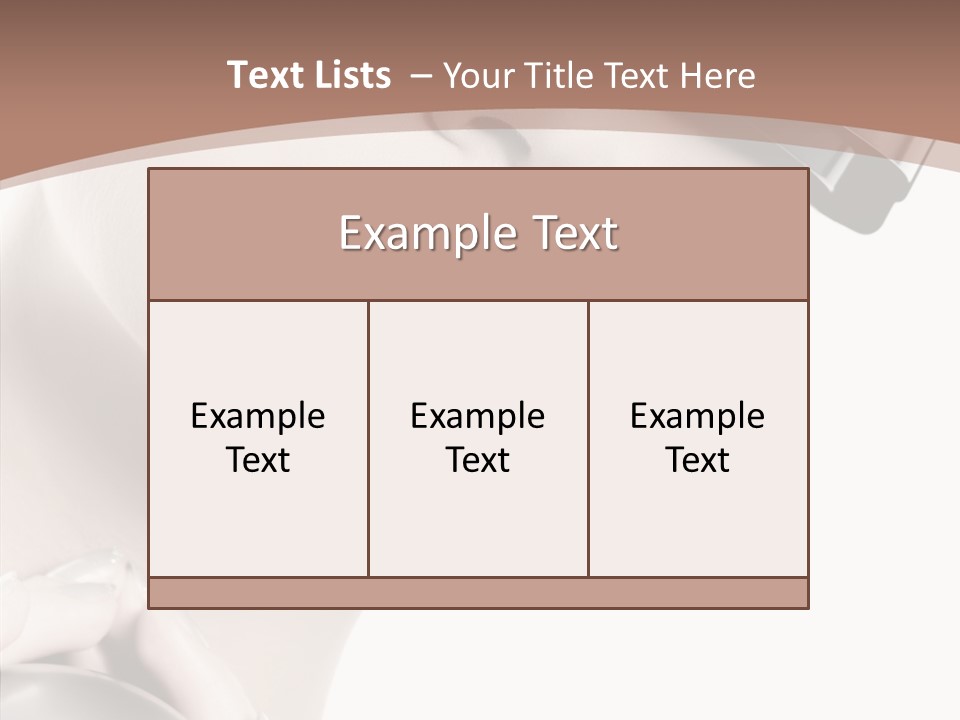 Close Up Holding High PowerPoint Template