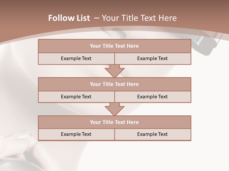 Close Up Holding High PowerPoint Template