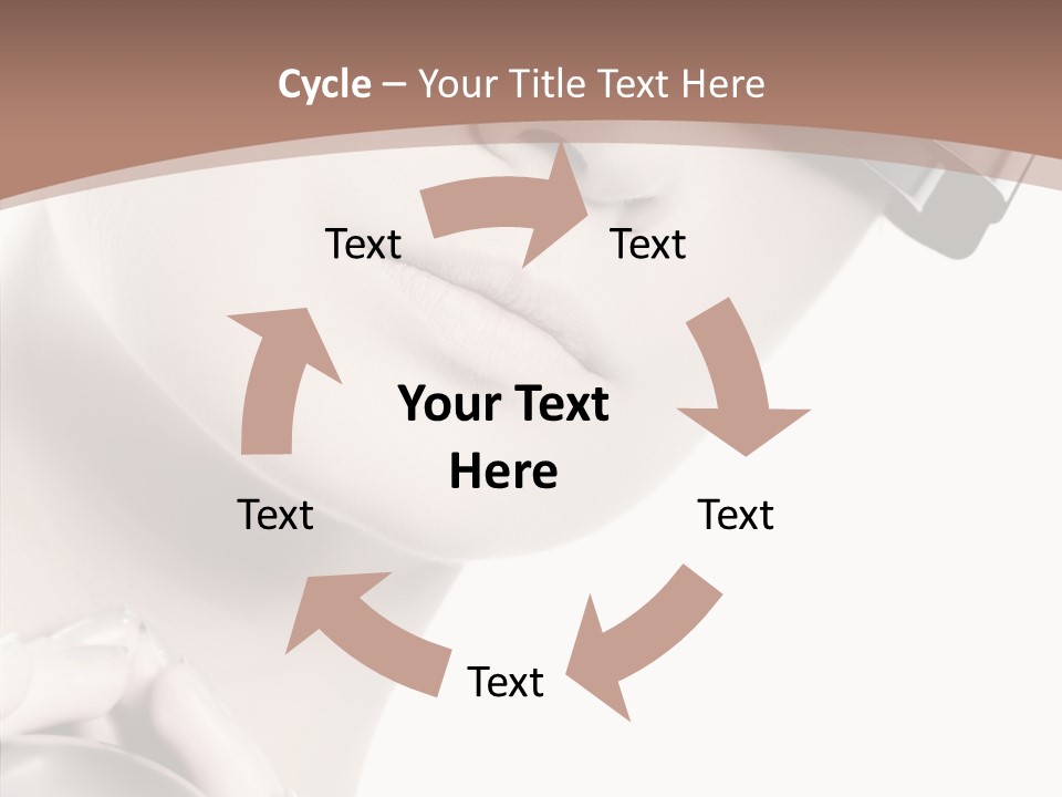 Close Up Holding High PowerPoint Template
