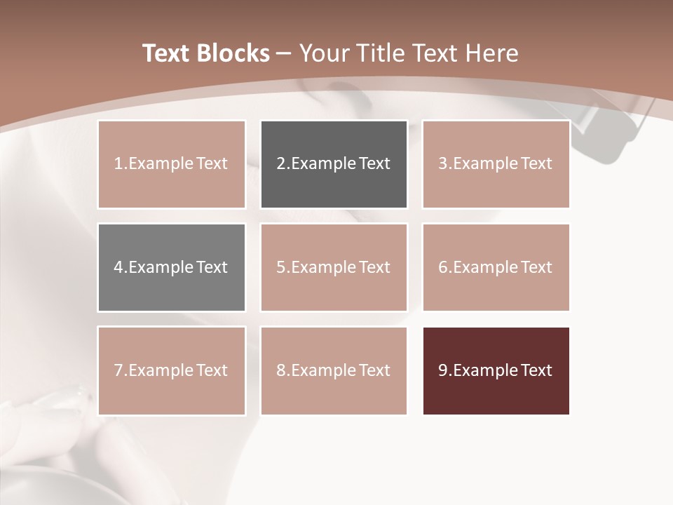 Close Up Holding High PowerPoint Template