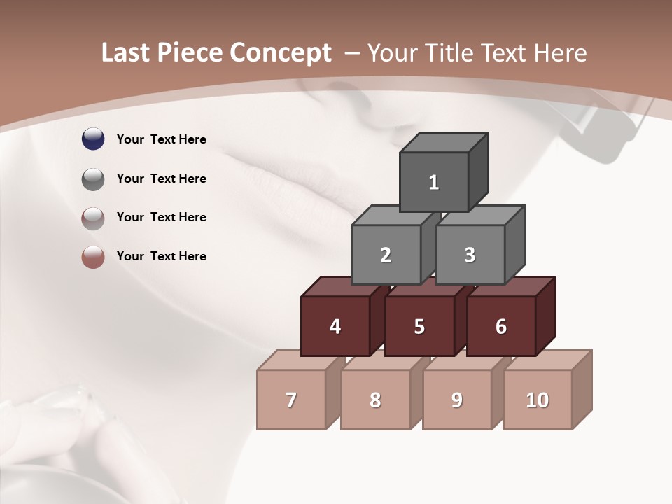 Close Up Holding High PowerPoint Template