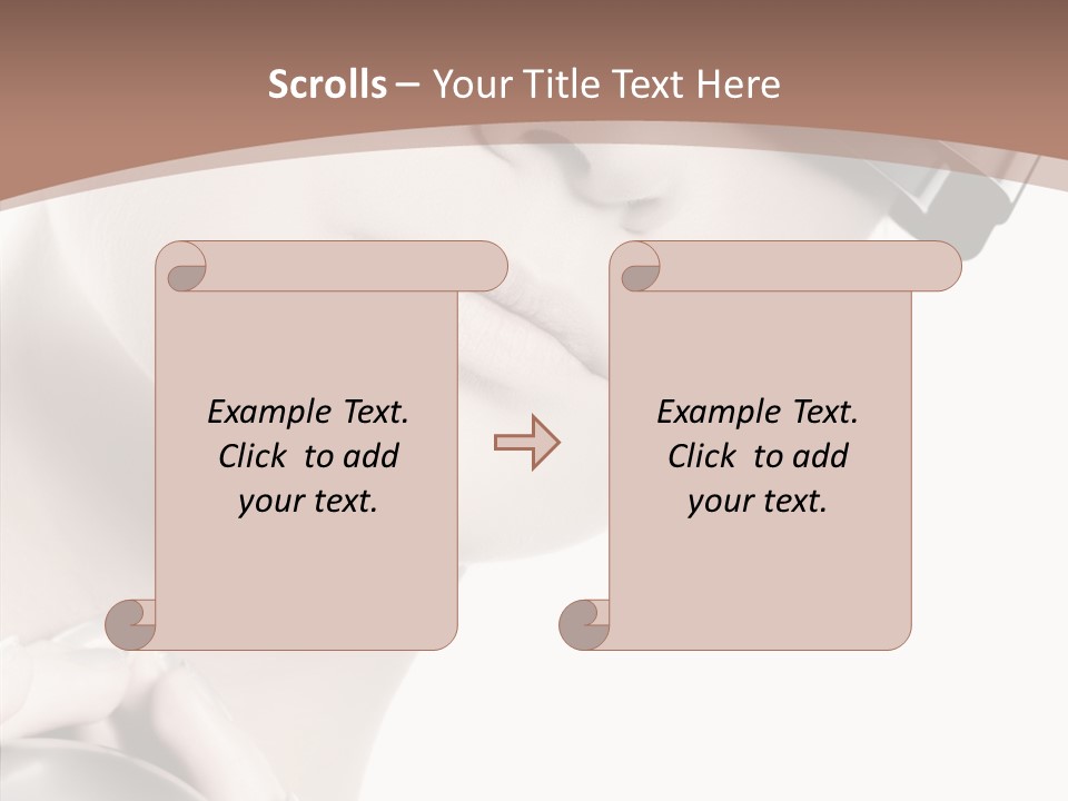 Close Up Holding High PowerPoint Template