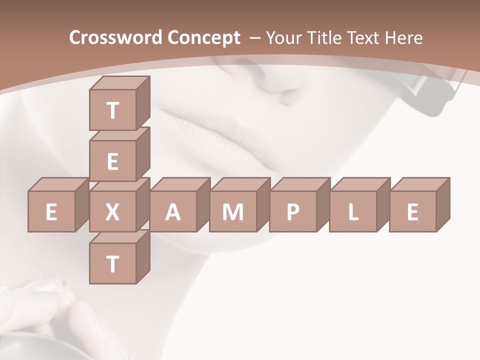 Close Up Holding High PowerPoint Template