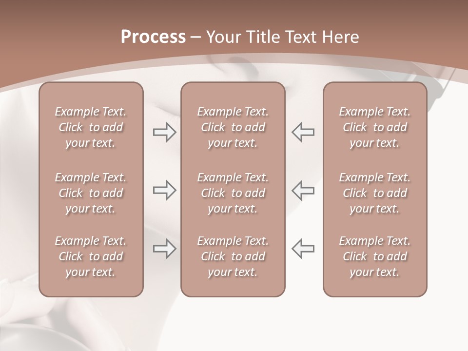 Close Up Holding High PowerPoint Template