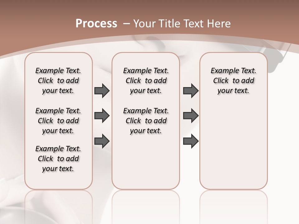 Close Up Holding High PowerPoint Template