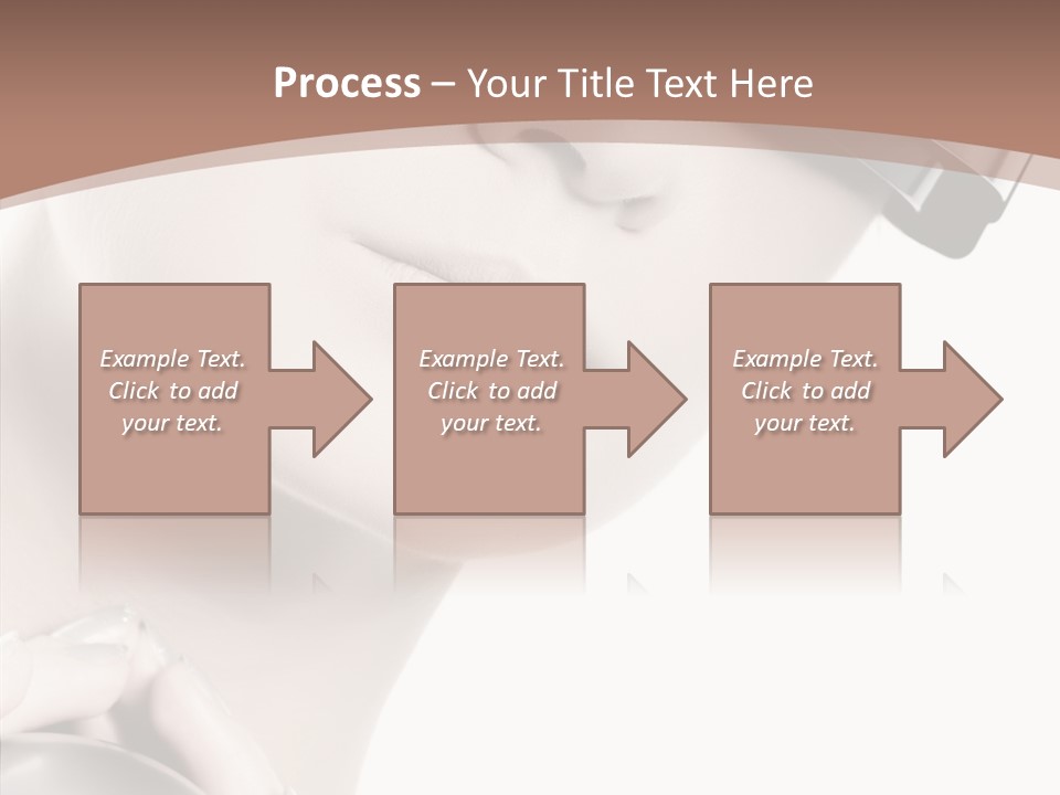 Close Up Holding High PowerPoint Template