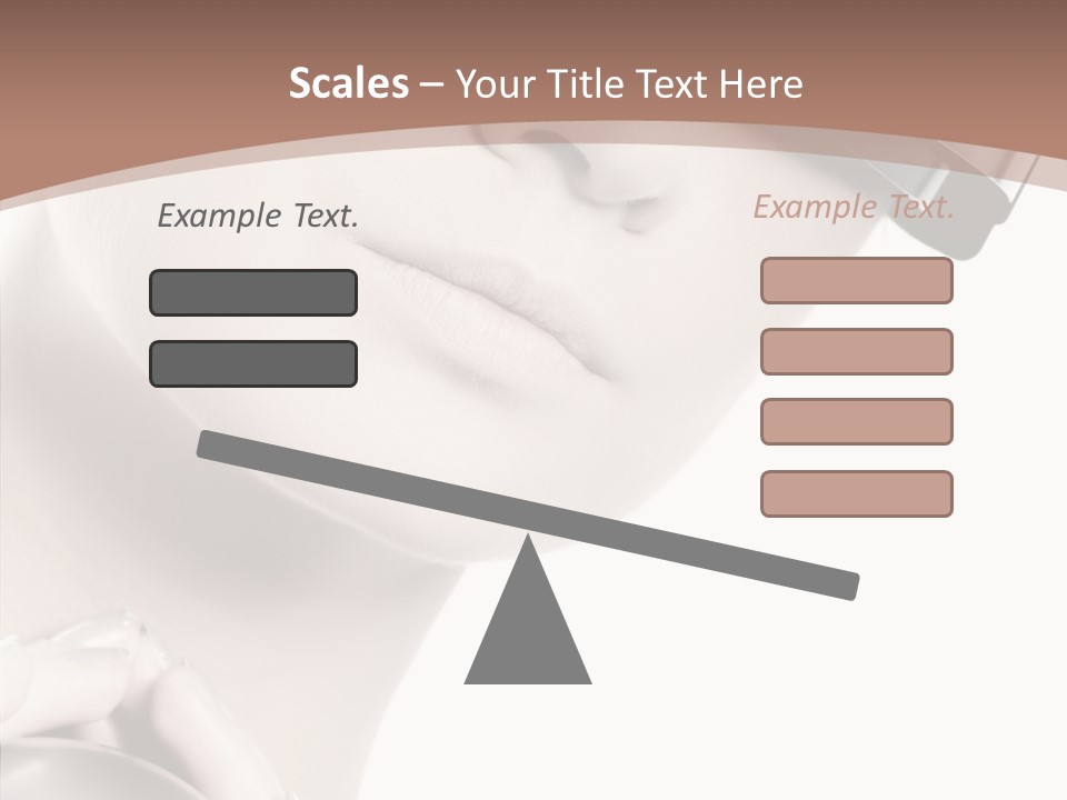 Close Up Holding High PowerPoint Template