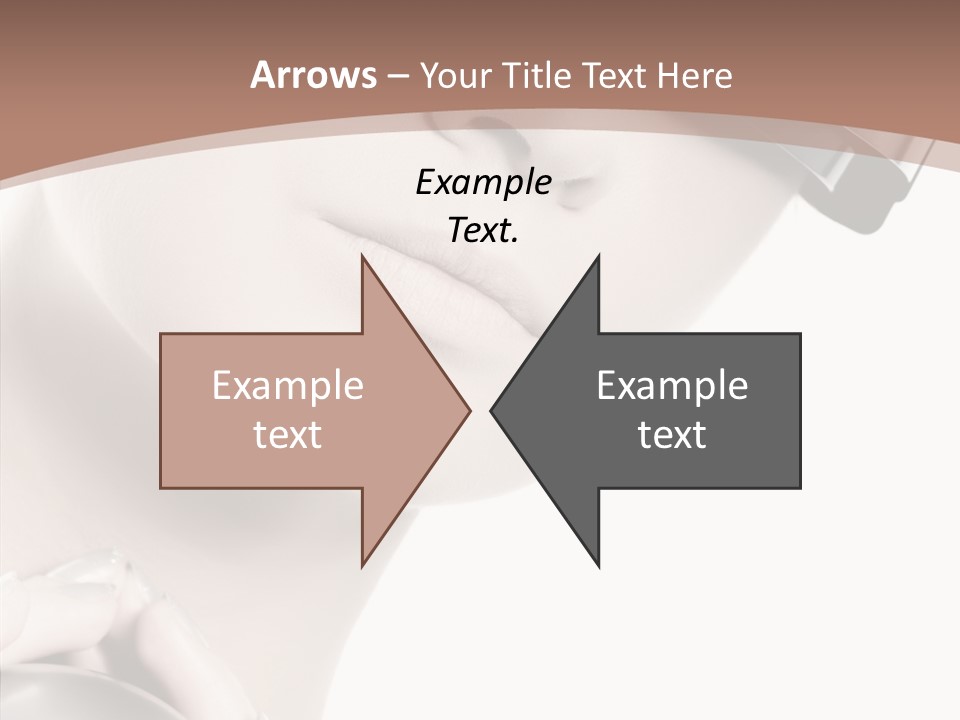 Close Up Holding High PowerPoint Template