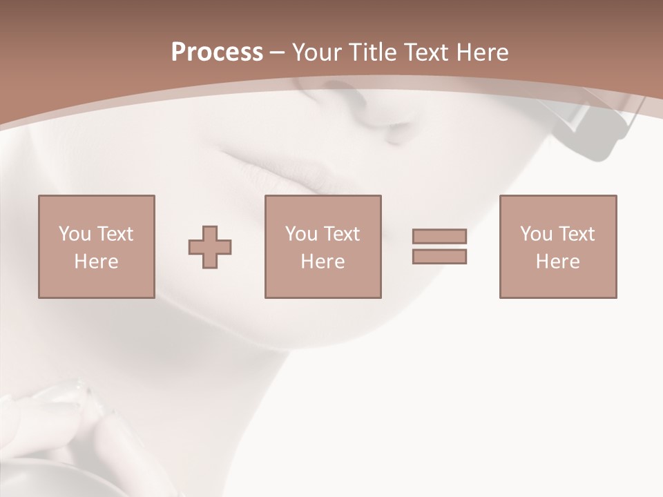 Close Up Holding High PowerPoint Template