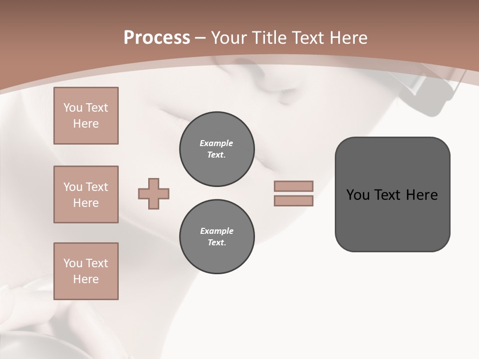 Close Up Holding High PowerPoint Template